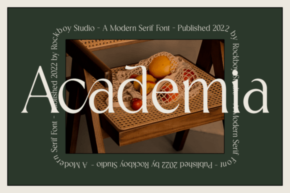 Academia: A Serif Font for Elegant Design