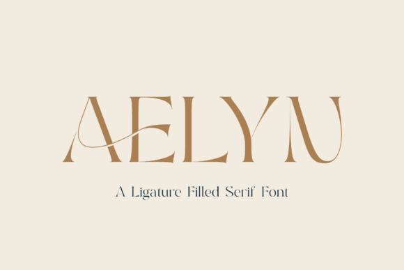 Aelyn: A Luxurious Serif Typeface for Editorial Excellence