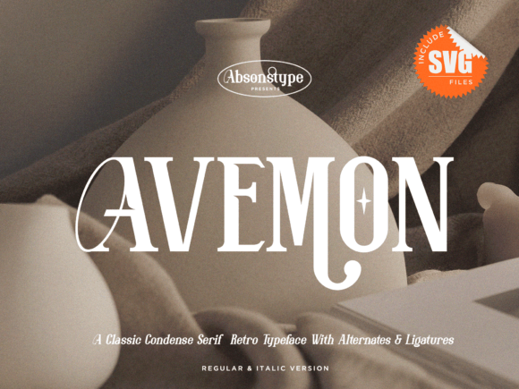 Avemon: A Premium Serif Typeface for Stronger Brand Communication