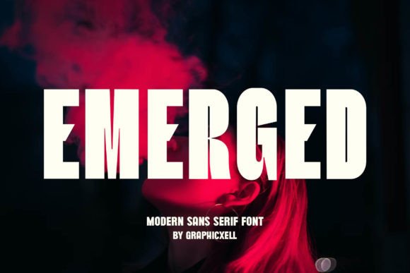 Emerged Font: Modern, Clean, Professional