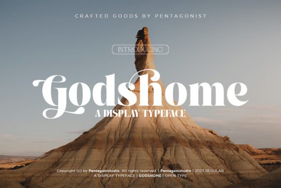 Godshome Font: A Sophisticated Typeface for Your Brand Identity