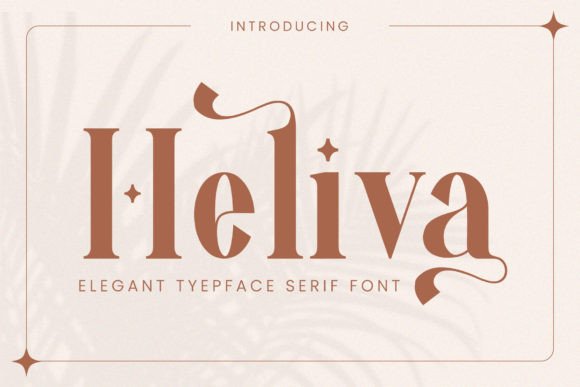 Heliva Serif: A Stylish Typeface for Creative Branding