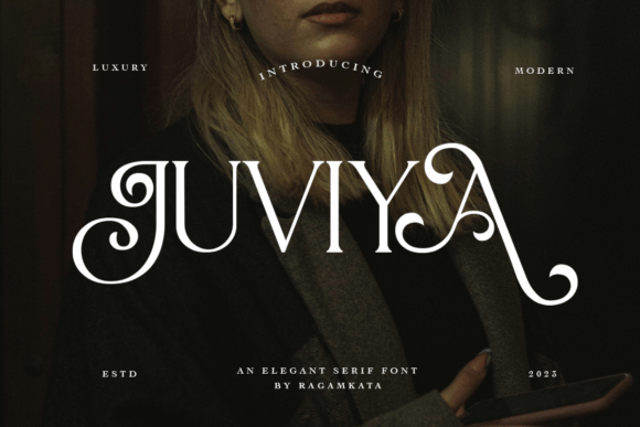 Juviya Font: A Nostalgic Serif for Crafters and Makers
