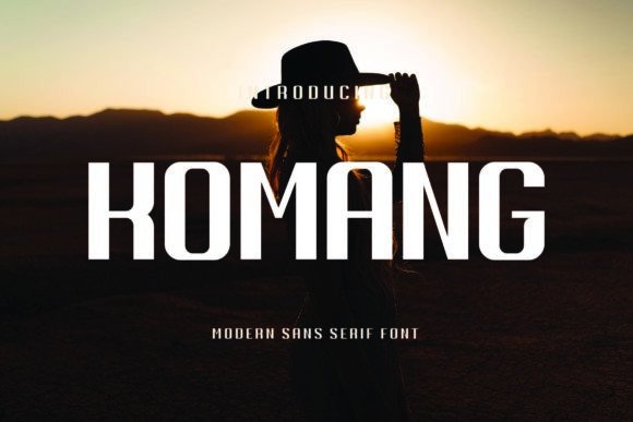 Komang: A Modern Sans Serif Font