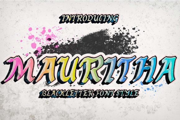 Mauritha Font: A Blackletter Typeface for Digital Branding