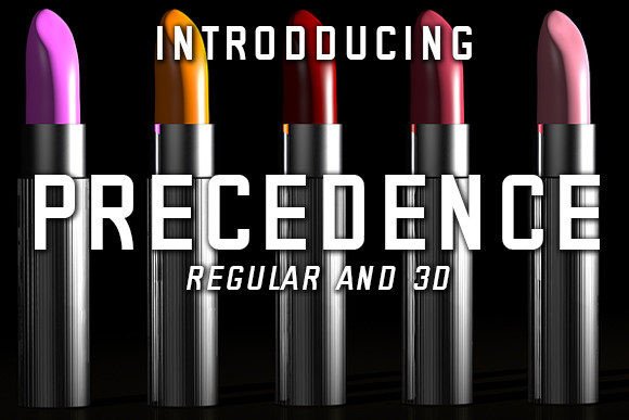 Precedence: A Font for Elegant Design
