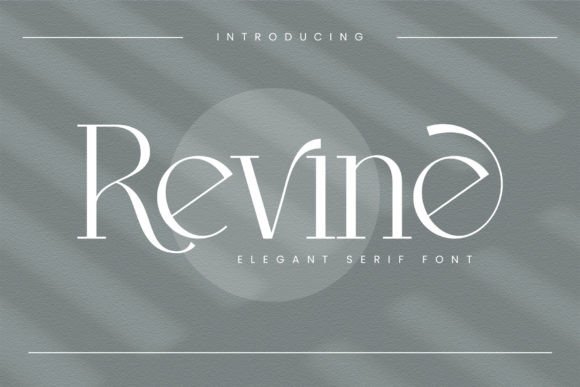 Revine: A Serif Font for Elegant Design