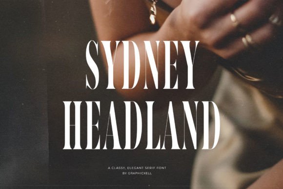 Sidney Headland: A Classy Serif Font