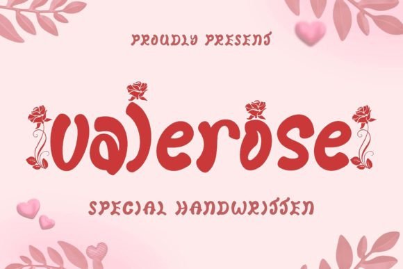 Valerose: Elegant Display Font