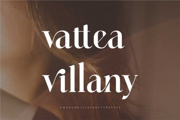 Vattea Villany: A Serif Typeface That Elevates Branding Projects