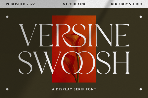 Versine Swoosh Font for Creative Projects