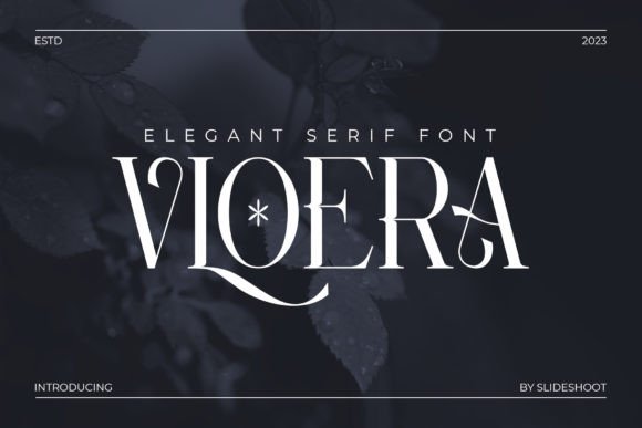 Vloera: A Stylish Serif Font for Digital Marketing