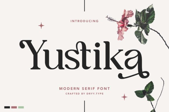 Yustika: A Luxurious Font for Digital Marketing